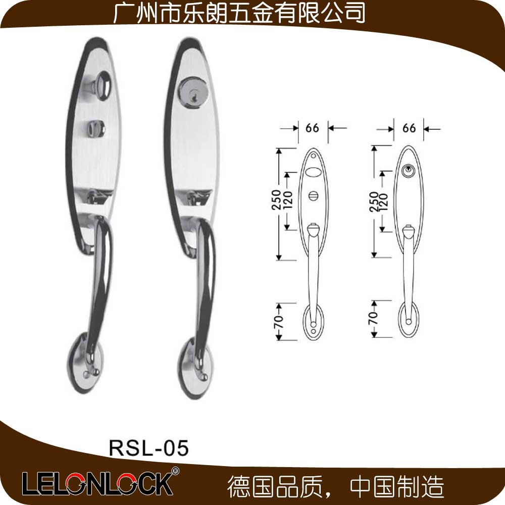 樂(lè)朗不銹鋼門鎖面板