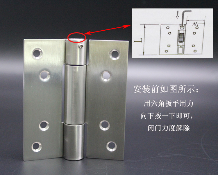 樂(lè)朗五金閉門(mén)器合頁(yè)(單彈鉸)